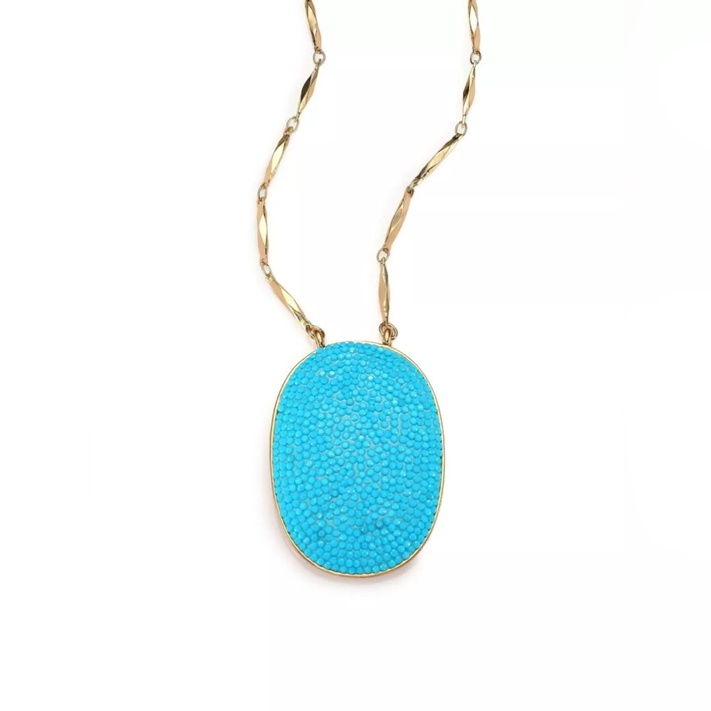 KATE SPADE • PAVE THE WAY • TURQUOISE PENDANT